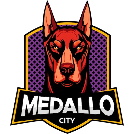 Escudo del equipo Medallo City de la League en ${formato}